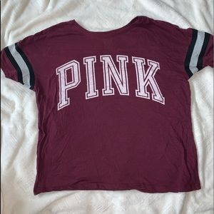 pink by vs tshirt